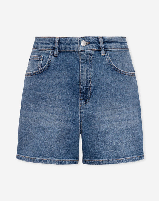 PANTALONES CORTOS DE VAQUERO COMFORT  AZUL MARINO